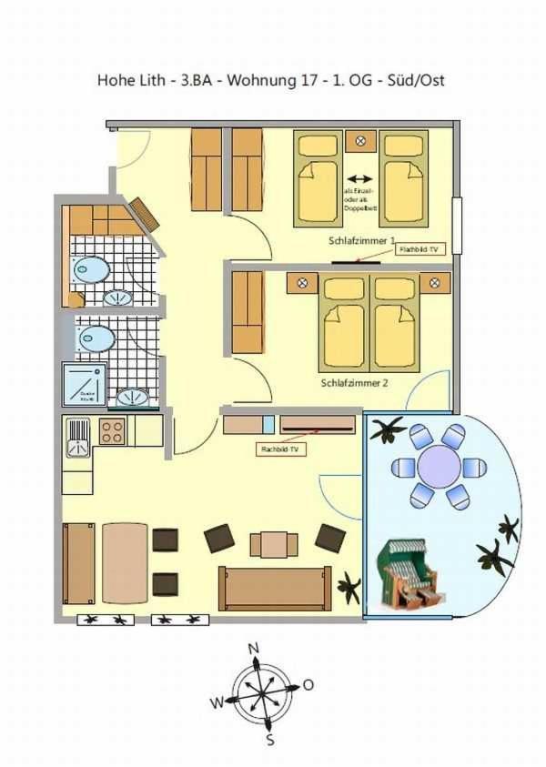 Hp Touristik - Residenz Hohe Lith Neu 3 1 2 Apartment Cuxhaven Ngoại thất bức ảnh